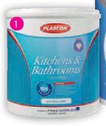 Plascon Kitchens & Bathrooms-2.5L Each