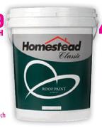 Homestead Roof Paint-5L Each