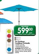 Terrace Leisure Santiago Cantilever Umbrella-3m Each