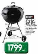 Weber 57Cm One Touch Silver Kettle Braai-Each