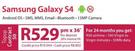 Samsung Galaxy S4-On Top Up Contract 50
