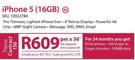 iPhone 5 16GB-On Top Up Contract 150