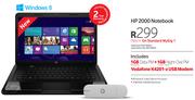 HP 2000 Notebook-On Standard My Gig 1
