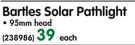 Bartles Solar Pathlight 95mm Head
