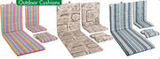 Terrace Leisure Assorted Seat Cushion 50x50x4Cm-Each