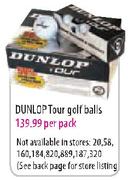 Dunlop Tour Golf Balls-Per Pack