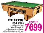 Coin-Operated Pool Table