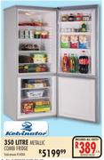 Kelvinator 350 Litre Metallic Combi Fridge