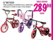 Bicycles-12" Each