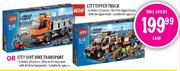 Lego city Tipper Truck Or City Dirt Bike Transport-Each