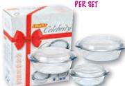 Marinex Set Of 3 Casseroles