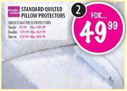 Queen Quilted Mattress Protectors-2's