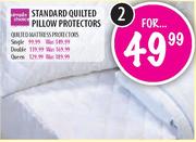 Single Quilted Mattress Protectors-2's