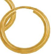 Large 9ct Gold & Silver Single Earing