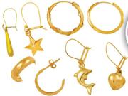 9ct Gold & Silver Earings