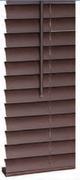 50mm PLV Venetian Blinds Raised Woodgrain (Cream & Espresso Colours only) -1600x1600mm