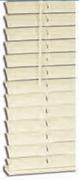 50mm PLV Venetian Blinds Raised Woodgrain (Cream & Espresso Colours only) -1800x1600mm