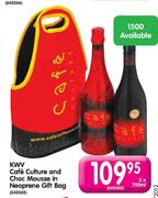 KWV Cafe Culture And Choc Moussee In Neoprene Gift Bag - 2 x 750ml
