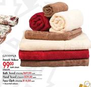  Glodina French Velour Hand Towel-Each