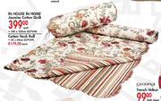 In House In Home Jasmine Cotton Neck Roll-20x60cm Each