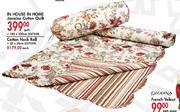 In House In Home Jasmine Cotton Quilt-180x220cm Quilt 