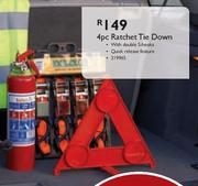 4pc Ratchet Tie Down