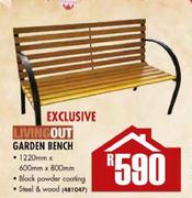 Living Out Garden Bench