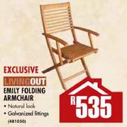 Emily Folding Armchair