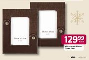 MFI Leather Photo Frame Duo Each