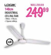 Logik 140cm Industrial Ceiling Fan