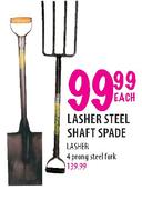 Lasher 4 Prong Steel Fork