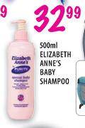 Elizabeth Anne's Baby Shampoo-500ml
