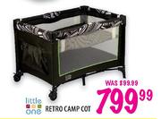 Little One Retro Camp Cot