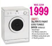 Defy White Front Load Tumble Dryer-5kg(DTD252)
