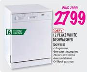 Defy 12 Place White Dishwasher(DDW156)