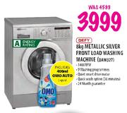 Defy Metallic Silver Front Load Washing Machine-8kg(DAW327)