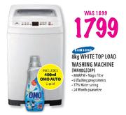 Samsung White Top Load Washing Machine-8kg(WA80G5DIP)