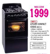 Defy 4 Plate Compact Stove-500mm(DSS 5)
