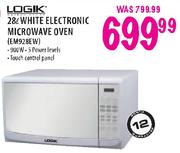 Logik White Electronic Microwave Oven-28Ltr(EM928EW)