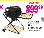 Out & About X-Frame Braai-57cm