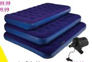 Camp Master Double Flocked Airbed-Each