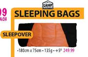 Camp Master Sleepover Sleeping Bag-180cmx75cm