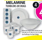 Melamine Tumblers Or Mugs-4's