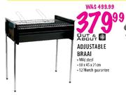 Out & About Adjustable Braai-60x45x21cm