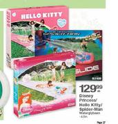 Disney Princess/Hello Kitty/Spider-Man Waterglybaan-Elk
