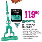 Verimark Floorwizpro Butterfly Mop and Bucket