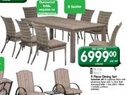 Terrace Leisure 9 Piece Dining Set-Per Set