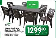 Sal 9 Piece South Side Colonial Dining Set-Per Set