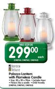 Terrace Leisure Palazzo Lantern With Flameless Candle Each