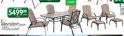 Terrace Leisure 10 Piece Capri Dining Set-Per Set